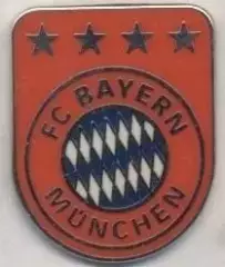 футбол.клуб Баварія Мюнхен (Німеч.)3 ЕМАЛЬ /FC Bayern,Germany football pin badge