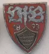футбол.клуб Штутгарт (Німеччина) офіц.ЕМАЛЬ/VfB Stuttgart,Germany football badge