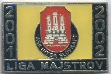 футбол.клуб Інтер (Словаччина)7 важмет /Inter Bratislava,Slovakia football badge