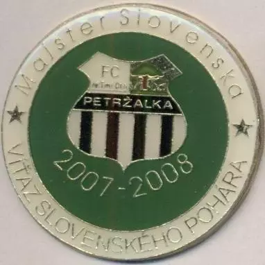 футбол.клуб Петржалка Братислава (Словач.)2 важмет/Petrzalka,Slovak football pin
