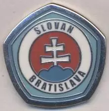 футбол.клуб Слован Брат.(Словач.)2 ЕМАЛЬ/Slovan Bratislava,Slovakia football pin