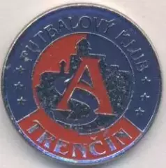 футбол.клуб АС Тренчин (Словаччина) важмет / AS Trencin, Slovakia football badge