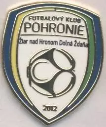 футбол.клуб Погроньє (Словаччина) ЕМАЛЬ /FK Pohronie,Slovakia football pin badge