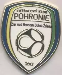 футбол.клуб Погроньє (Словаччина) ЕМАЛЬ /FK Pohronie,Slovakia football pin badge