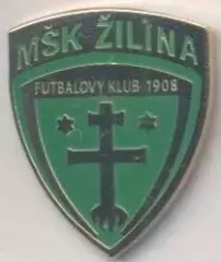футбольний клуб Жиліна (Словаччина1 ЕМАЛЬ/MSK Zilina,Slovakia football pin badge