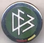 Німеччина,федерація футболу14 офіц.? ЕМАЛЬ/Germany football federation pin badge