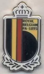 Бельгія,федерація футболу,№9 ЕМАЛЬ /Belgium football federation enamel pin badge