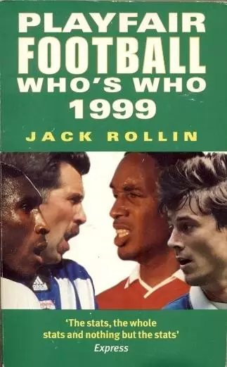 книга Англія+Шотландія 1999 Хто є Хто / Playfair Football Who's England+Scotland