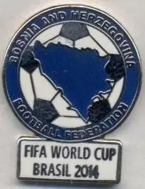 Боснія-Герцеговина,федерація футболу2 ЕМАЛЬ/Bosnia football federation pin badge