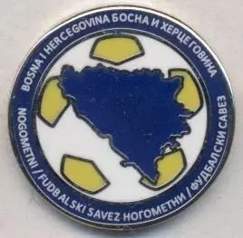Боснія-Герцеговина,федерація футболу3 ЕМАЛЬ/Bosnia football federation pin badge