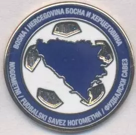 Боснія-Герцеговина,федерація футболу4 ЕМАЛЬ/Bosnia football federation pin badge