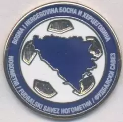 Боснія-Герцеговина,федерація футболу4 ЕМАЛЬ/Bosnia football federation pin badge