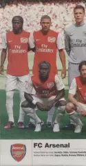 постер А4 футбол Арсенал (Англія) 2011/FC Arsenal London,England football poster