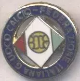 Італія, федерація футболу,офіц. ЕМАЛЬ/Italy calcio football federation pin badge