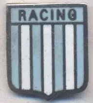 футбол.клуб Расінг (Аргентина)1 ЕМАЛЬ / Racing Club,Argentina football pin badge