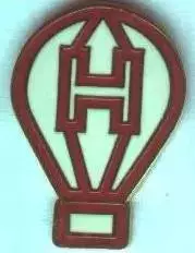футбол.клуб Уракан (Аргентина) ЕМАЛЬ / CA Huracan, Argentina football pin badge