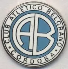 футбол.клуб Бельграно (Аргентина) ЕМАЛЬ /Belgrano Cordoba,Argentina football pin