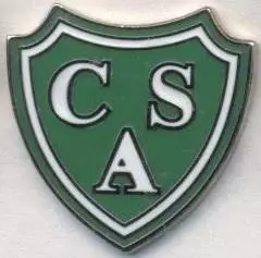 футбол.клуб Сарм'єнто (Аргентина ЕМАЛЬ/CA Sarmiento Junin,Argentina football pin