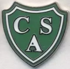 футбол.клуб Сарм'єнто (Аргентина ЕМАЛЬ/CA Sarmiento Junin,Argentina football pin