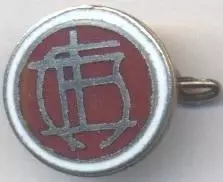 футбол.клуб Ланус (Аргентина)1 ЕМАЛЬ / CA Lanus, Argentina football enamel badge