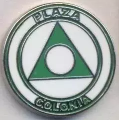 футбол.клуб Пласа Колонія Уругвай ЕМАЛЬ/Plaza Colonia,Uruguay football pin badge