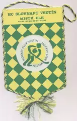 вимпел 17х10 хокей.клуб Всєтін (Чехія) офіц. / HC Vsetin, Czechia hockey pennant