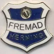 футбол.клуб Хернінг Фремад (Данія) ЕМАЛЬ /BK Herning Fremad,Denmark football pin