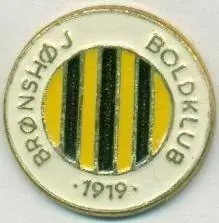 футбольний клуб Бронсхой (Данія) важмет / Bronshoj BK,Denmark football pin badge