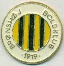 футбольний клуб Бронсхой (Данія) важмет / Bronshoj BK,Denmark football pin badge