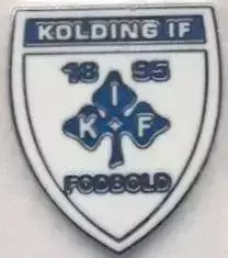 футбол.клуб Коллінг (Данія)2 ЕМАЛЬ /Kolding IF,Denmark football enamel pin badge