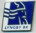 футбол.клуб Люнгбю (Данія)2 ЕМАЛЬ / Lyngby BK, Denmark football enamel pin badge