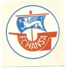 наклейка футбол Ганза Росток (Німеччина) /Hansa Rostock,Germany football sticker