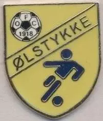 футбольний клуб Ельстюкке (Данія) ЕМАЛЬ / Olstykke FC,Denmark football pin badge