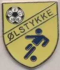 футбольний клуб Ельстюкке (Данія) ЕМАЛЬ / Olstykke FC,Denmark football pin badge