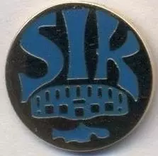 футбольний клуб Сківе (Данія)1 ЕМАЛЬ /Skive IK,Denmark football enamel pin badge