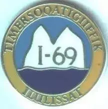 футбол.клуб І-69 Ілуліссат (Гренландія) ЕМАЛЬ /I-69,Greenland football pin badge