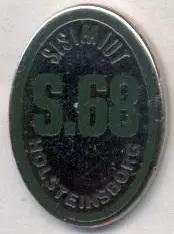 футбол.клуб С-68 Сісіміут (Гренландія) ЕМАЛЬ /S-68,Greenland football pin badge