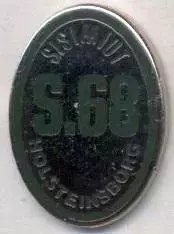 футбол.клуб С-68 Сісіміут (Гренландія) ЕМАЛЬ /S-68,Greenland football pin badge