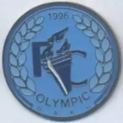 футбол.клуб Олімпік Баку (Азербайджан) важмет/FC Olympic,Azerbaijan football pin