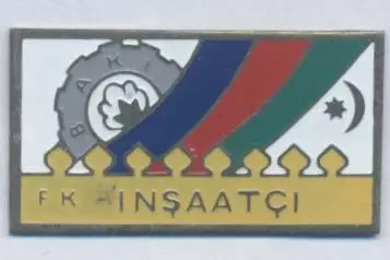 футбол.клуб Иншаатчи Баку (Азерб.)2 важмет/Insaatci Baku,Azerbaijan football pin