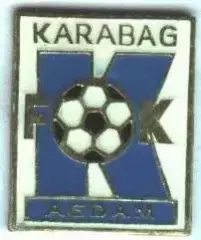 футбол.клуб Карабах Агдам (Азербайджан)1 важмет /Qarabag,Azerbaijan football pin