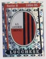 наклейка люмінесц.футбол Луккезе (Італія/AS Lucchese,Italy football logo sticker