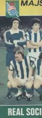 постер А4 футбол Реал Сосьєдад (Іспанія 1982/Real Sociedad,Spain football poster