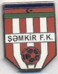 футбол.клуб Шамкір (Азербайджан)2 ЕМАЛЬ/Shamkir FC,Azerbaijan football pin badge