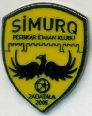 футбол.клуб Симург Загатала (Азербайд.1 ЕМАЛЬ/Simurq PIK,Azerbaijan football pin
