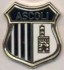 футбол.клуб Асколі (Італія ЕМАЛЬ/Ascoli Calcio,Italy football replica2 pin badge
