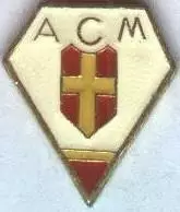 футбол.клуб Мессіна (Італія) важмет /AC Messina,Italy football replica pin badge
