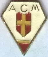 футбол.клуб Мессіна (Італія) важмет /AC Messina,Italy football replica pin badge