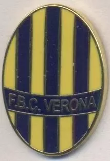 футбол.клуб Верона (Італія) ЕМАЛЬ / FBC Verona,Italy football replica1 pin badge