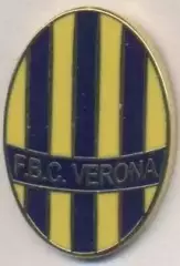 футбол.клуб Верона (Італія) ЕМАЛЬ / FBC Verona,Italy football replica1 pin badge